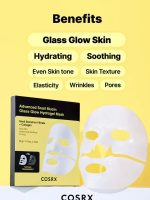 COSRX Advanced Snail Mucin Glass Glow Hydrogel Mask - Μάσκα με κολλαγόνο και βλεννίνη σαλιγκαριού - Image 4