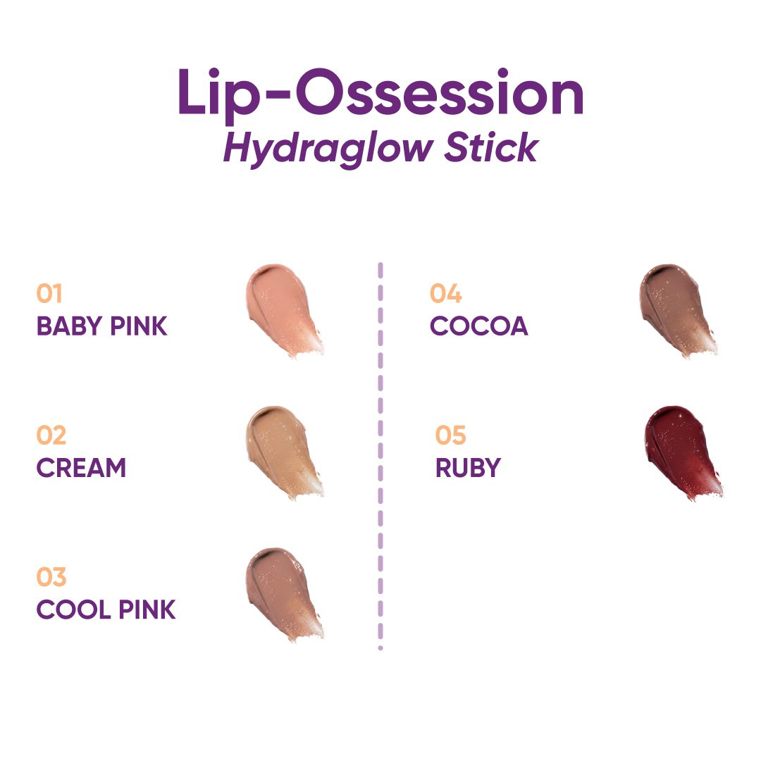 Nejha Lip Ossession – HydraGlow Stick – 03 Cool Pink 11gr - Image 4