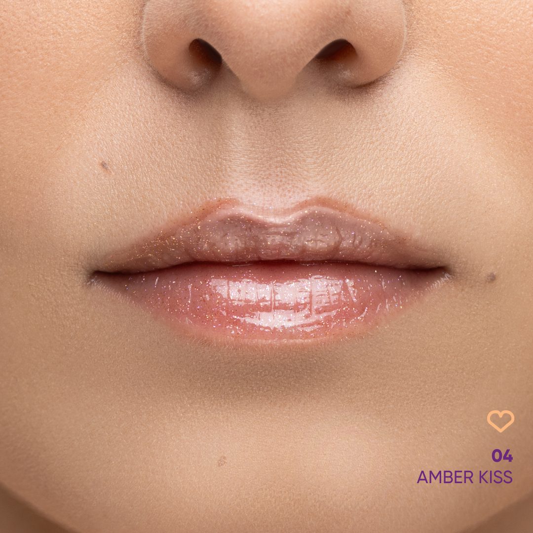 Nejha Diamond Crush – Sparkling Lip Oil – 04 Amber Kiss 3ml - Image 2