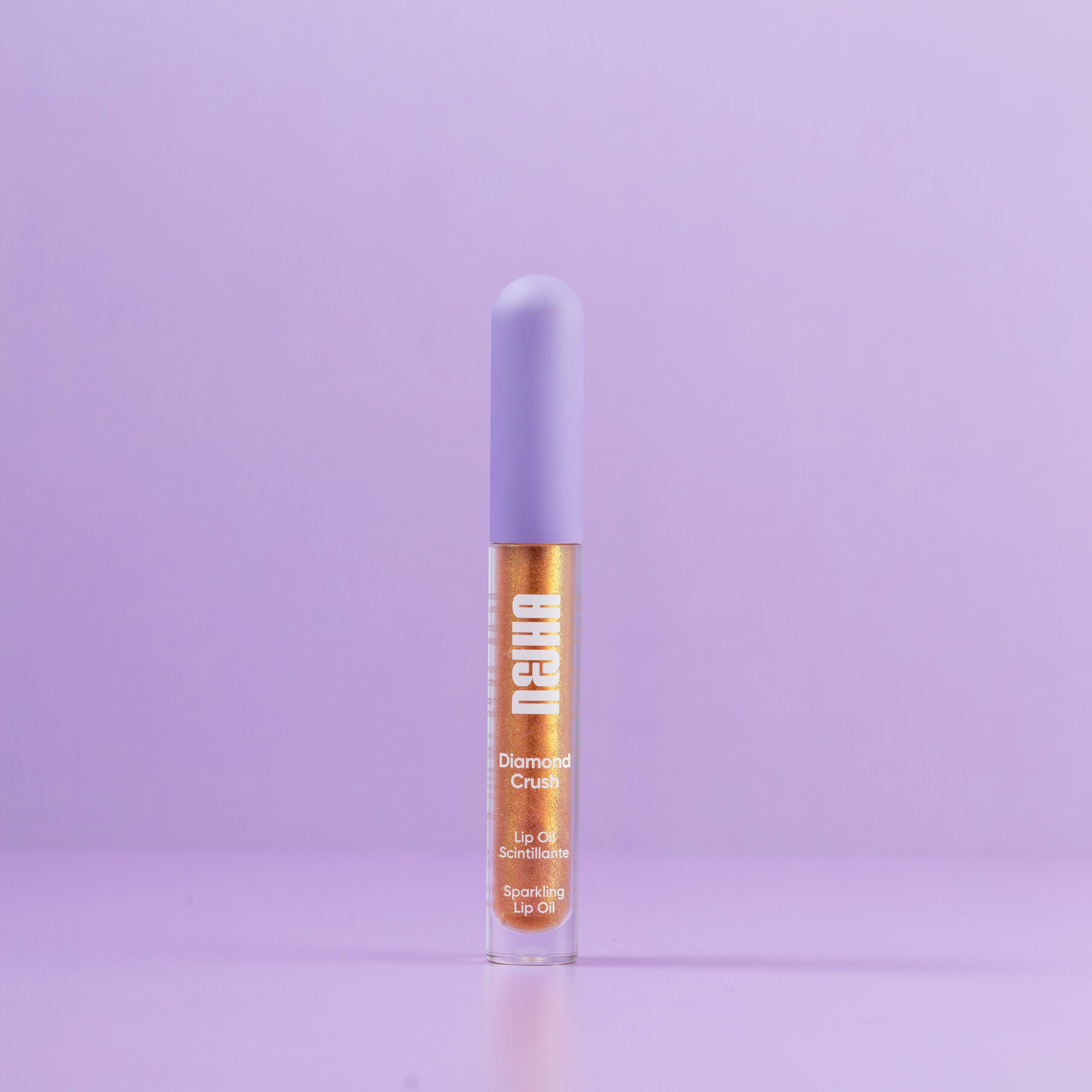 Nejha Diamond Crush – Sparkling Lip Oil – 04 Amber Kiss 3ml - Image 1